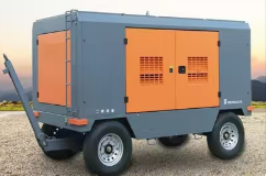 מדחס אוויר לקידוח סלע הנדסי, קידוח בארות כלונסאות